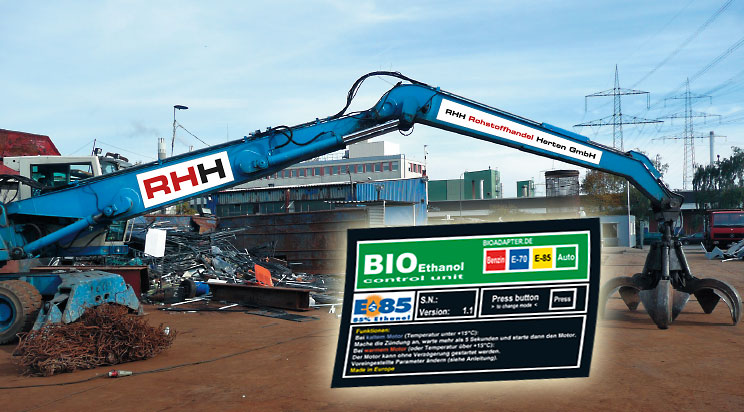 wetterfeste Maschinenaufkleber kratzgeschützt u. lichtecht für viele Jahre