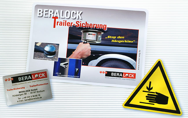 chemikalienbeständige Industrieaufkleber 